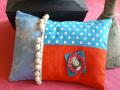 Gypsie Vintage : Coussin "Pincushion" en coton neuf et vintage
