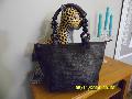 Creadom : sac a main en skai marron