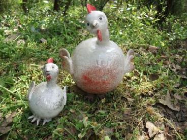 les poules en raku